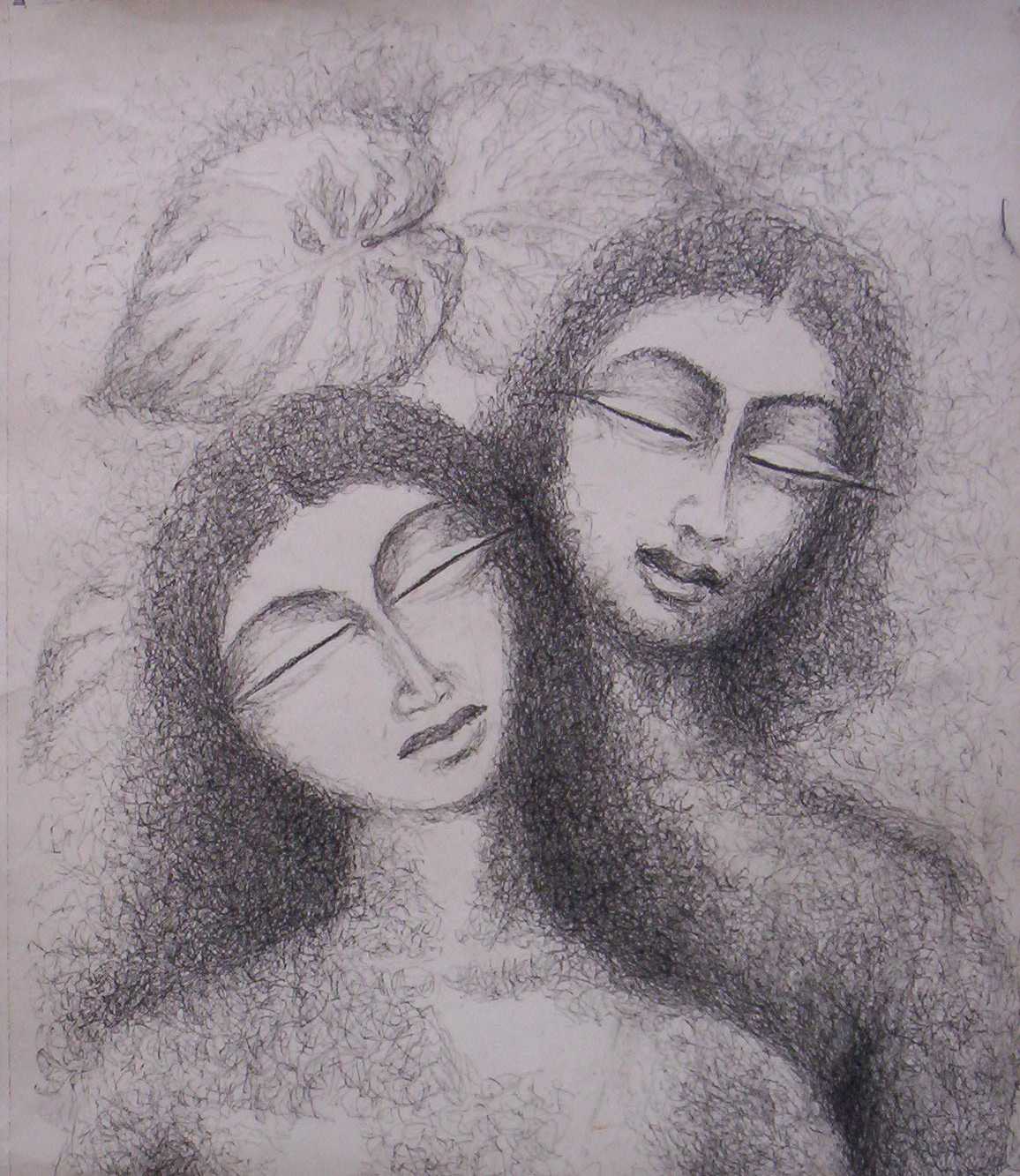 Sumana Dey - Black & White Paintings