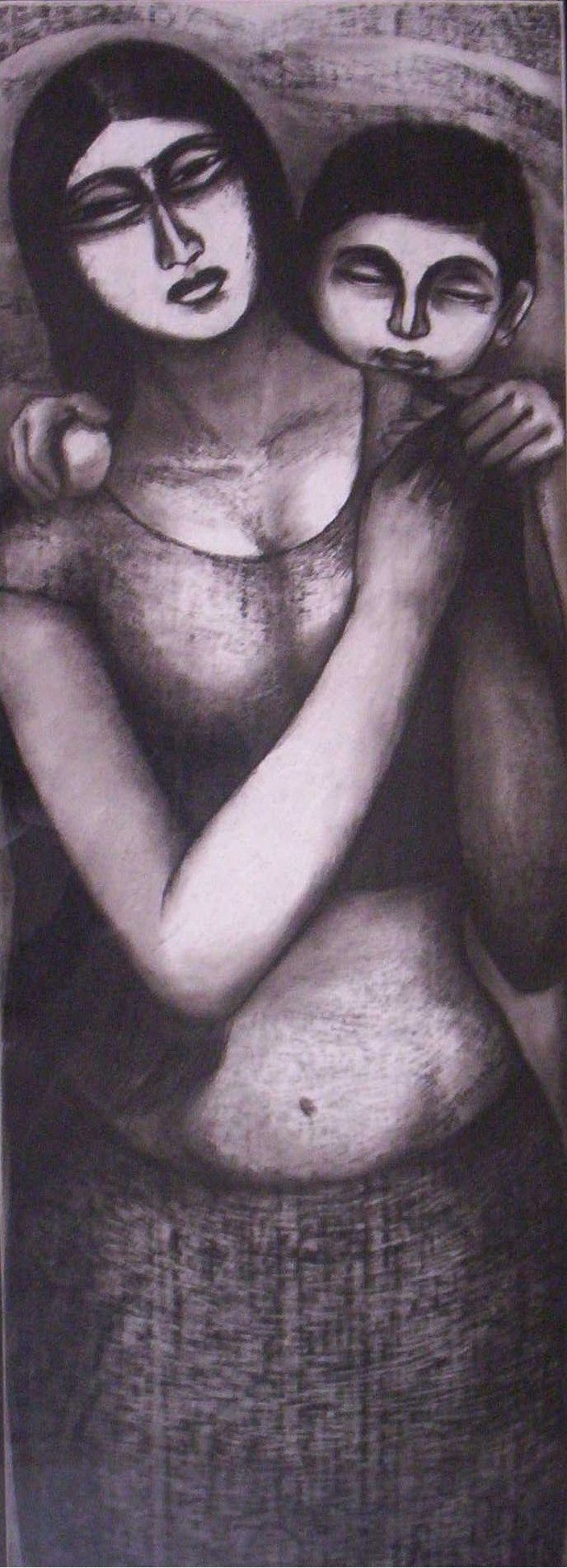 Sumana Dey - Black & White Paintings