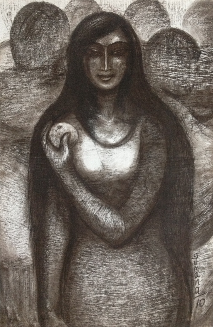 Sumana Dey - Black & White Paintings