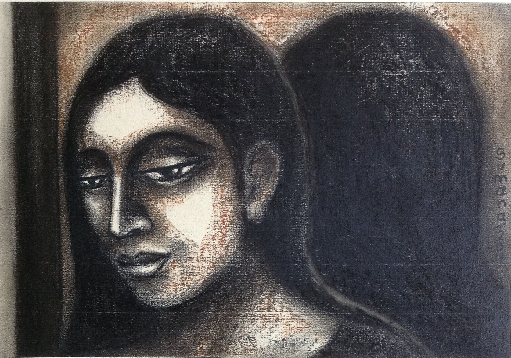 Sumana Dey - Black & White Paintings