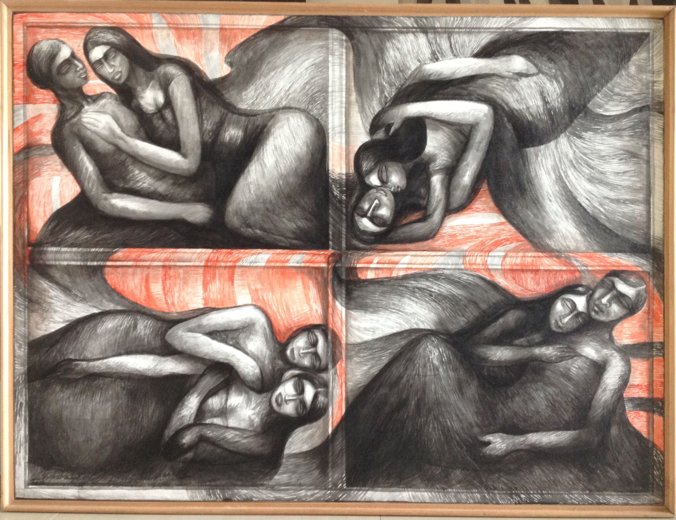 Sumana Dey - Black & White Paintings